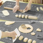 Silicone Baking Mat 32x24 inch, Extra Thick Non-stick Pastry Mat - Image 5