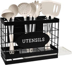 Magnetic Utensil Holder for Fridge Large Silverware Organizer Kitchen Utensil by Unknown