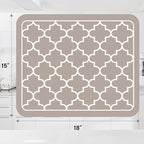 WISELIFE Dish Drying Mat Super Absorbent Drying Mat Large Dish Drying Mats - Image 3