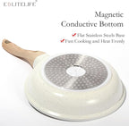 ESLITE LIFE Nonstick Ceramic Frying Pan Skillet, Non-Toxic Egg Omelette Kitchen - Image 7