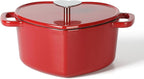 Martha Stewart Heart Shaped Enamel Cast Iron 2-Quart Dutch Oven by MarthaStewart