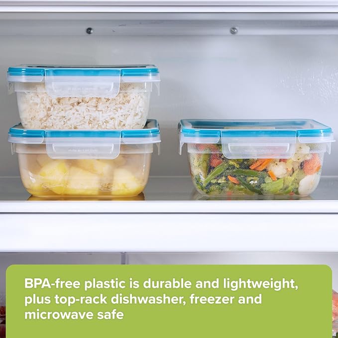 Snapware Plastic Total Solution 3-Pack Food Storage Containers Set, Leakproof & - Image 7