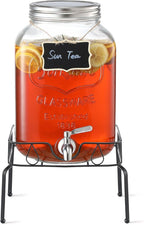 2 Gallon Glass Beverage Dispenser by NETANY