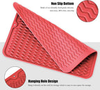 Silicone Dish Drying Mat, Non-Slip Easy Clean Sink Mat Large Heat-resistant - Image 4