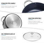 Induction Cookware Set 6-Piece, Stackable Kitchen Cooking Pots Set, 6qt 4.8qt & - Image 6