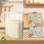 Komzon Rice Storage Containers, Airtight Cereal Containers Storage, - Image 6