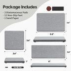 Razborci 3PCS Bathroom Sink Vanity Trays, Quick Stone Drying Mat Dish Soap - Image 2