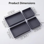 4-Pack Silicone Sheet Pan Dividers Nonstick Heat-Resistant Baking Trays - Image 2