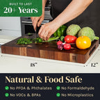 Mevell Walnut Wood Cutting Board - Image 2