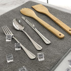 3 Pack Dish Drying Mat, Absorbent Microfiber Dishes Drainer Mats - Image 4