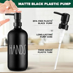 VIMERPA Hand Soap Dispenser, Matte Black Soap Dispenser - Image 3