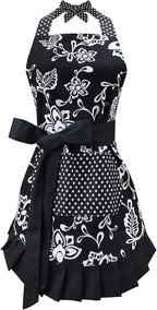 G2PLUS Vintage Floral Kitchen Apron by G2PLUS