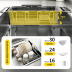 PureBox Expandable Over The Sink Dish Drying Rack - Image 4