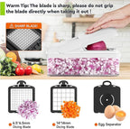 MealHelper 12-in-1 Vegetable Chopper, 7 Blade Veggie Chopper, Practical Food - Image 4