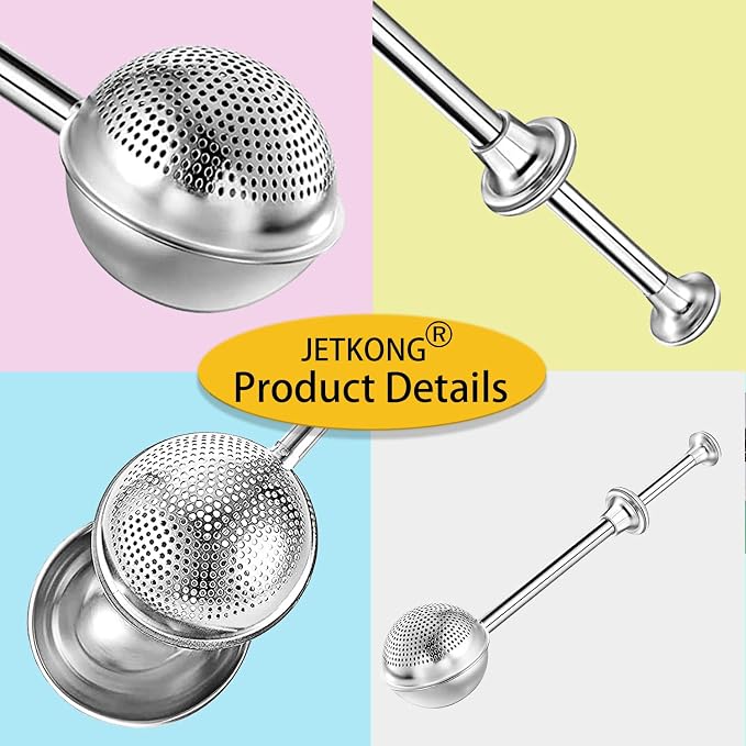 JETKONG Powdered Sugar Shaker Duster Flour Dispenser Shaker - Image 6
