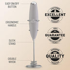 Zulay Kitchen Patented Tornado Triple Whisk Milk Frother - Image 6