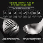 Patelai Hot Pot Slotted Ladle Set Stainless Steel Soup Ladle Strainer Scoops - Image 5