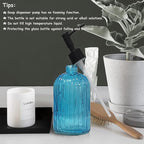 YYTSGG Blue Glass Soap Dispenser Set - Image 6