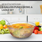 S.G Premium Quality Plastic Punch Bowl - Image 5