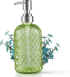 14 Oz Refillable Glass Soap Dispenser by Kaishun