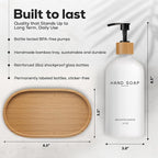 Luxury Glass Hand and Dish Soap Dispenser Set by Brighter Barns - Image 3