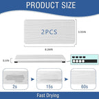 2PCS Water Absorbing Stone Tray, Fast Drying Stone Sink Tray, Water Absorbent - Image 6