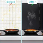 4 Sided Oil Splatter Guard Grease Splatter Guard Stove Splatter Guard, Splatter - Image 2