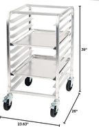 Winco 10-Tier Aluminum Sheet Pan Rack - Image 3