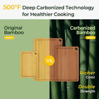 Keechee Bamboo Cutting Board, Durable Wood Cutting Boards - Image 2