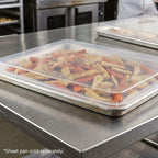 TrueCraftware- Half Size Polypropylene Sheet Pan Cover Clear Color Set of 2- - Image 2