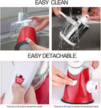 Ourokhome Rotary Cheese Grater Hand Crank, Kitchen Shredder Speed Mandolin - Image 6