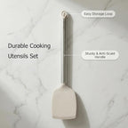 Vayvnt 4 Pieces Silicone Kitchen Spatula Utensils Set, Silicone Cooking Utensils - Image 8