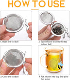 TeaSanavie 2 Pack Tea Infuser for Loose Leaf Tea - Image 4