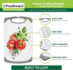 Freshware Cutting Boards for Kitchen, Chopping Board 3-Pack - Image 5