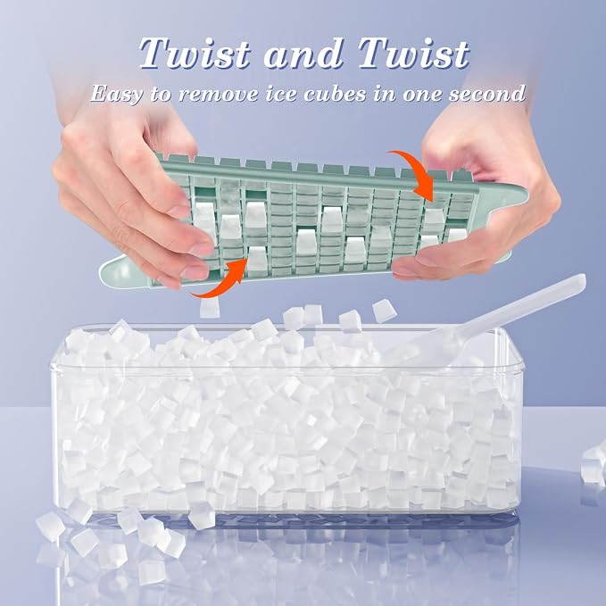 Mini Ice Cube Tray for Freezer: GGUW Nugget Ice Cube Tray - Image 3