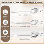 3 Pcs Stainless Steel Cooking Utensils Set, Heat Resistant Kitchen Utensils - Image 7