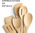 Wooden Spoons for Cooking, Wooden Spoon & Wooden Spatula, Bamboo Cooking - Image 4