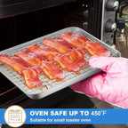 P&P CHEF 12.5 + 9 Inch Toaster Oven Pan - Image 4