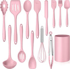 LIANYU 14 Pcs Kitchen Utensils Set, Silicone Cooking Utensils Spatula Set by LIANYU