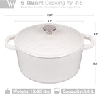 VORRINGARD Enameled Cast Iron Dutch Oven Pot - Image 2