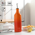 Sweejar Large Ceramic Olive Oil Dispenser Bottle, Opaque Oil Cruet Protects to - Image 2