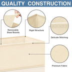 Criusia Drawer Organizer Clothes, 24 Pack Dresser Organizer Bins - Image 5