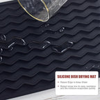 Silicone Dish Drying Mat, Non-Slip Easy Clean Sink Mat Large Heat-resistant - Image 4