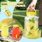 SiliFine 2 Pieces 1 Gallon Plastic Beverage Dispenser - Image 6