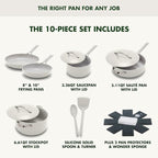 GreenPan Nova 10-Piece Cookware Pots & Pans Set, Oprah’s Favorite Things 2024 - Image 4