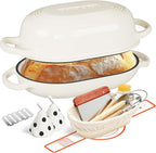 Enameled Cast Iron Dutch Oven for Bread Baking by UmiteChef