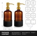 16 oz Hand and Dish Soap Dispenser Set - Image 5