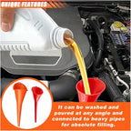 2PCS Long Neck Oil Funnels, Plastic Funnel - Image 4