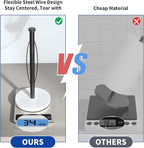 YIGII Heavy Marble Base Paper Towel Holder – Countertop Paper Roll Holder - Image 5