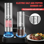 Electric Salt and Pepper Grinder Set - Image 2